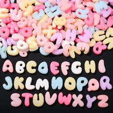 10/50/100PCS Macaron Color Bubble Alphabet Beads Chunky Acrylic Letter Beads Large Hole Spacer Beads For Jewelry Making DIY Keychain Phone Chain Decor - Multicolor - View 8