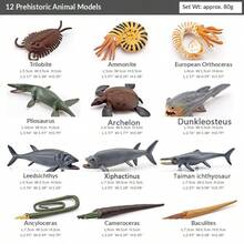 Children's Prehistoric Era Fossilized Creatures Toys, 12-Piece Model Set Of Prehistoric Creatures, Small Toys For Learning About Prehistoric Creatures - Multicolor - View 4