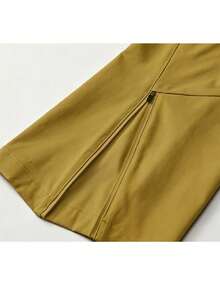 NBCT Women's Cargo Pants Waist Hiking Cycling Daily Long Pants - Yellow - View 4