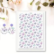 Flamingo/Yellow Lemon/Red & Blue Floral/Butterfly Pattern Transfer Paper, Summer Tropical Series Polymer Clay Printing Paper, Size 5.82 * 3.93 Inches, Suitable For DIY Art Jewelry Earrings Making Special Polymer Clay Transfer Printing - A - View 6