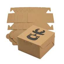 Christmas Gift Packaging Box Kraft Paper Window Box Santa Claus Christmas Tree Gift Packing Box Party Gift Box - Multicolor - View 10
