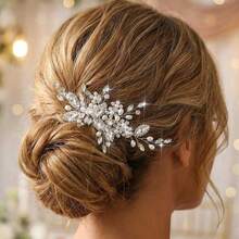 1pc Shiny Elegant Party Iron Hair Comb Bridal Wedding Hair Accessory For All Seasons - Color - View 7