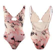 Gymshark Strappy Back Womens Light Pink Swimsuit - Pink - View 3
