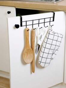 1 buah Gantungan Belakang Pintu Kabinet 24cm/9,45in, Rak Gantung Belakang Pintu Dapur, Rak Gantung Peralatan Dapur dan Handuk Hemat Ruang Tanpa Bor, Cocok untuk Sendok, Gunting, Sarung Tangan Oven, Handuk Kamar Mandi dan Organizer Gantung Pintu Penyimpanan Rumah, Rak Penyimpanan Dapur, Perlengkapan Dapur, Rak Penyimpanan, Rak Gantung, Peralatan Dapur, Organizer Dapur, Gadget Dapur - A - View 11