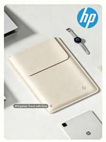 HP Cream-Style/Minimalist Laptop Sleeve, Shockproof & Scratch-Resistant, Slim & Lightweight With Bare-Machine Feel, Compatible With 14-Inch & 16-Inch Laptops, Perfect For Business Travel - View 8