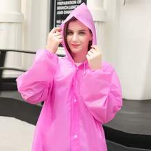 معطف مطر للبالغين للجنسين محمول مقاوم للماء جاكيت إكسسوارات منزلية مقاوم للرياح مقاوم للمطر معدات المطر - A - مشاهدة 8