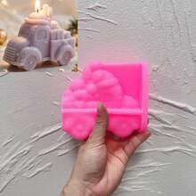Christmas Gingerbread Train Silicone Mold Christmas Fireplace Shape Candle Mold For Soy Wax Christmas Ornament Effortless Holiday Charm - Multiple Styles - View 17