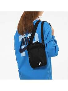 <Html><Body><P>Nike Unisex Crossbody Bag Black For Daily & Travel Shoulder Style Purse With Zip Closure & Adjustable Strap Best Gift For Men & Women Polyester</P></Body></Html> - Black - View 5