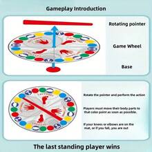Twist Game Funny Kid Family Body Twist Move Mat Board Game Party Fun Board Games Party Game Family Game-Christmas Gift - Multicolor - View 6