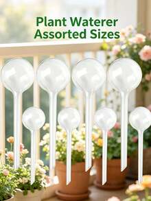Plant Watering Globe, Self Watering Bulb, Automatic Plant Waterer,Plastic Automatic Watering Globes, Simple Drip Irrigation System For Indoor And Outdoor Plants, No Pressure Sprayer Needed, Suitable For Flowers And Vegetables - Multicolor - View 2