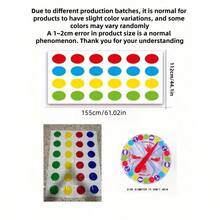 Twist Game Funny Kid Family Body Twist Move Mat Board Game Party Fun Board Games Party Game Family Game-Christmas Gift - Multicolor - View 3