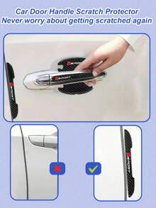 21pcs Car Accessories Set - Door Sill Protector, Rearview Mirror Sun Visor, Door Edge Guard, Anti-Collision Strip And Anti-Scratch Corner Guard - Suitable For All Car Models, Enhance Vehicle Safety, Non-Slip Textured Surface - A - View 3