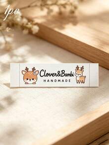 Handmade Customized Fabric Clothing Labels, Personalized Sew-On Sewing Tags, Custom Text Fabric Gift Labels, DIY Handmade Clothing, Bedding Or Knitwork Craft Accessories - Multicolor - View 13