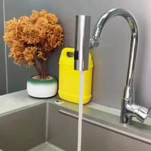 1pc Modern Kitchen Faucet Aerator, 3-In-1 360° Rotating Waterfall Spout, Water-Saving Aerator With 3 Water Flow Modes | Polished Surface, Pressure-Boosting Extension Rod, Anti-Splash Nozzle, Suitable For RV Kitchen And Kitchen Sink, Kitchen Faucet Extender - View 11
