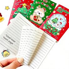 30本卡通聖誕主題口袋筆記本,4款可愛設計包含馴鹿、聖誕老人、聖誕樹、水晶球,厚實線條頁面書寫順暢不滲墨,輕巧尺寸便於攜帶,適合記錄筆記、單字、塗鴉,適合作為兒童聖誕禮物、學生獎勵、節日派對小禮,可愛實用的節日筆記本 - 彩色 - 查看 5