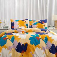 POLIGONO Sheet Sets With Pillowcases - Mustard Yellow - View 2