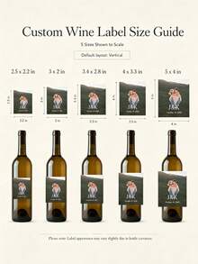 Custom Photo Wine Labels - Personalized Wedding Bottle Labels With Name And Date, Waterproof Anniversary Party Stickers - Multicolor - View 9