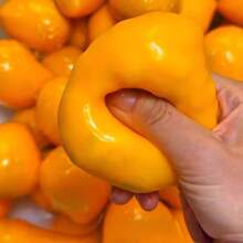New Handmade Crispy Mango Decompression Ball Squeeze Toy Color-Changing Mango Soft Rubber Decompression Ball ASMR Sensory Decompression Toy - Multicolor - View 7