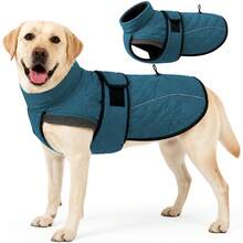 Waterproof Dog Coat For Winter, Quilted Warm Dog Jacket With Reflective Strips, Adjustable Pet Clothes For Small Medium Large Dogs, Outdoor Walking Apparel - Multicolor - View 15