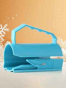 1/2pcs Easycut Manual Wrapping Paper Cutter, Portable Efficient Straight Trimmer, Suitable For All Roll And Types Of Paper, No Battery Required, Ideal For Christmas Gift Wrapping Paper - Multicolor - View 8