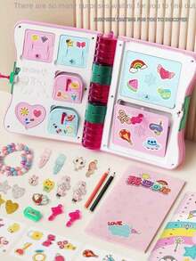 1 Set Children's Magic Book Toy, Girls Surprise Unboxing Happy Treasure Box, Diary Notebook Girls Birthday Gift - Multicolor - View 5