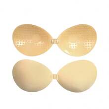 Disposable Invisible Push-Up Cup Bra Pads, Apricot, Women's Lingerie Accessories - Apricot - View 2