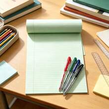 A3 Memo Pad, 28.5cm*20.5cm. 52 Sheets Per Book, Tear-Off Memo Pad, Notebook, Minimalist Aesthetic Memo, Color-Block Scratch Paper Writing Pad, Suitable For Drafts, Lists, Letters, Back To School, Students, Suitable For School, Office, School Supplies - One Size - View 3