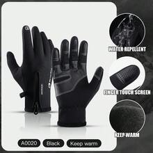 Kyncilor Vilico Winter Warm Gloves, Unisex, Zipper Style Comfortable Ski Gloves - Multicolor - View 11