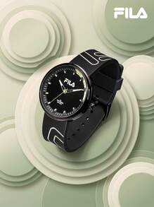 FILA Fashionable Sports Quartz Watch, 9mm Slim Fit, Comfortable And Versatile Silicone Strap, Three Colors Available, Daily Waterproof - Round Dial - View 6