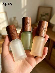 3/1pc 8ml Retro Thick Glass Roller Bottles, Stainless Steel Roller Ball Leakproof Refillable Travel Container For Aromatherapy Oil Fragrance Portable Travel Gift For Women Men - Multicolor - View 12