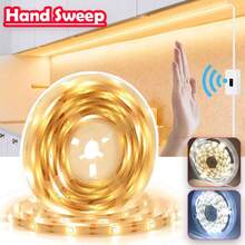 Acosh Neon USB LED Strip Light With Hand Motion Sensor, Under Cabinet Led Lighting, LED Light Strips Kitchen, Cabinet, Shelf, Counter, Bedroom, Motion Sensor Closet Lights - Warm Light - View 2