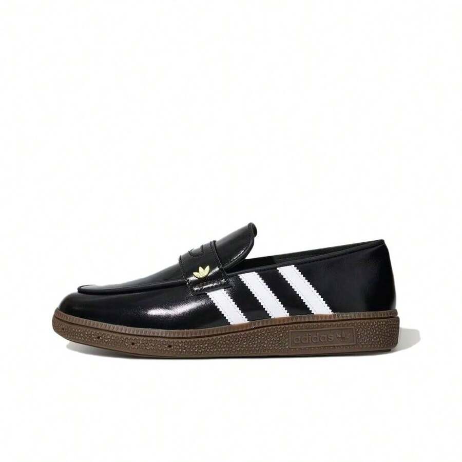 Adidas Originals Handball Spezial Series Loafers Comfortable Versatile Unisex Black - Black - View 1