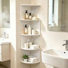 Corner Shelves - White - View 1