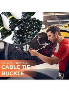 20pcs Cable Ties + 6pcs Wiper Blade Protection Clips, Wiper Blade Protection Bracket, Wiper Blade Arm Protective Sleeve And Wiper Arm Nut Cover, Universal Windshield Wiper Arm Hole Protective Cover For Cars, Trucks And SUVs, Wiper Arm Nut Cover, Car Wiper Arm Hole Protective Pad - Windshield Protector With Blade Debris Removal Design, Suitable For Various Car Models, Car Protector, Universal Cable Ties And Button Zipper Straps - Cable Tie + Dust Cover - View 10