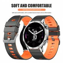 22mm Silicone Strap Compatible With Huawei GT 6/5/4 Pro 46mm Sport Band For Venu 4 45mm Forerunner 265 255 570 47mm Vivoactive4 Strap - 22mm - View 8