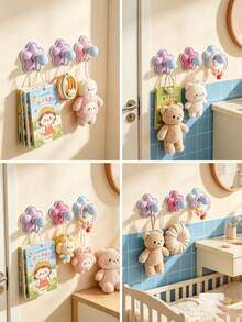 Gantungan Dinding Dopamin Warna-warni yang Lucu, Daya Tampung Beban yang Kuat, Cocok untuk Mahasiswa, Gantungan Multifungsi untuk Menggantung Kunci, Mantel, Handuk, Dekorasi Kamar, Dekorasi Kamar Mandi, Dekorasi Rumah, Dekorasi Rumah Natal - MultiWarna - View 6