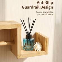 Toilet Paper Holder Toilet Tissue Box Storage Rack Wall Mounted Installation Tissue Dispenser Bathroom Roll Paper Holder Toilet Paper Rack Bathroom Tissue Holder Multi-Functional Storage Shelf - Apricot - View 4