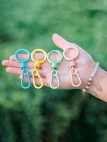 1/3/4 Random Colors, Light/Dark Series, Anti-Theft Zipper Head, Backpack Anti-Opening Safety Buckle, Travel Luggage Anti-Theft Lock, Portable Anti-Misopening Fastener - Multicolor - View 11