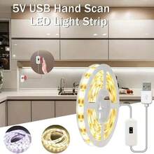 Acosh Neon USB LED Strip Light With Hand Motion Sensor, Under Cabinet Led Lighting, LED Light Strips Kitchen, Cabinet, Shelf, Counter, Bedroom, Motion Sensor Closet Lights - Warm Light - View 7