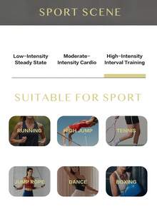 Women's Crew Neck Elastic Removable Padded Sports Bra With Fashionable Letter Knit Tape Black Spring Fall - Black - View 6