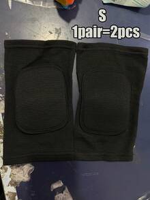 1 buah/1 pasang Pelindung Lutut Lembut dan Bernapas/1 set Kombinasi Pelindung Lutut dan Pergelangan Tangan, Pelindung Lutut, Aksesori Kebugaran, Penopang Lutut, Pelindung Lutut Olahraga, Pelindung Lutut Gym - Hitam - View 12