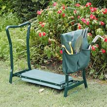 Foldable Garden Kneeler Seat, Portable Gardening Bench Stool Soft Kneeling Foam Pad W/Tool Pouch - 6" Width Seat - View 1