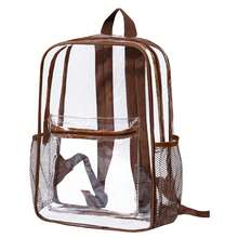 Portable Transparent PVC Backpack, With Adjustable Shoulder Straps, Multi-Functional Large Capacity, Casual Travel Storage Bag, Suitable For All Lifestyles - Multicolor - View 11