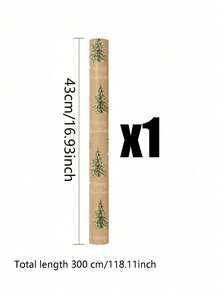 Christmas Gift Wrapping Paper, Christmas Tree Pattern Design, Suitable For Christmas Decoration, Christmas Party Gift Wrapping, Holiday Souvenirs, Birthday Party And Wedding Gift Wrapping. Perfect Christmas Gift Wrapping Paper - One Size Fits All - View 12