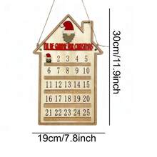 The Grinch 1pc 3D Christmas Countdown Calendar, Wooden Wall Decor Christmas Countdown Sign, Fun Holiday Decoration, Unique Gift Idea - Countdown Calendar - View 7