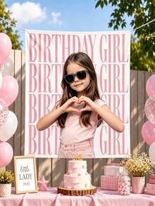 Personalized Birthday Custom Photo Banner, Custom Design Birthday Wall Decor, Customizable With Your Photo And Name, Room Wall Decoration, Home Decor, Party Decoration, Fashionable And Minimalist, Suitable As Birthday Gift, Holiday Gift, Anniversary Gift - Multicolor - View 6