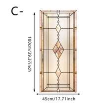 4/1 قطعة فيلم خصوصية نافذة مطفي بنقوش هندسية وزهرية. ملصقات PVC قابلة للإزالة بدون غراء بأسلوب أوروبي عتيق للمطبخ وغرفة النوم والحمام والمكتب وديكور المنزل الزجاجي. - متعدد الألوان - مشاهدة 15