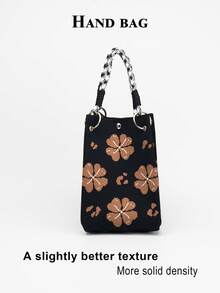 Cute Cartoon Multi-Color Knot Bucket Bag, Handheld Tote Bag, Elegant Travel Multi-Function Handbag - Multicolor - View 9