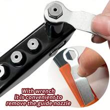 1Pc 9.5In Labor‑Saving Heavy‑Duty Manual Rivet Gun Set, Extended Double‑Handle Non‑Slip Grip Metal Hand Riveter Kit, Practical Household Repair Tool For Electrical Work Furniture Assembly Metal Sheet DIY Handcraft Garage Maintenance - Durable Version - View 10