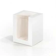 10/20/50pcs Window Gift Boxes 8x8x10cm Transparent Window Display Design Fits Glass Cups / Aromatherapy / Glass Cups / Decor / Figurines 9oz Gift & Product Packaging Boxes Suitable For Weddings, Corporate Gifts, Retail Wholesale - Window Box - 8x8x10cm - View 22